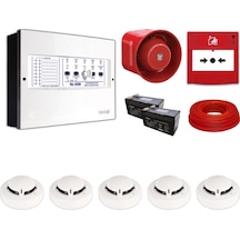 Mavigard Maxlogic 5 Li Konvansiyonel Yangın Alarm Seti 100 Metre Kablo Dahil