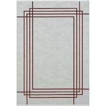 Çam Halı Mısra 5003 Terra Seyran Halı Modern Desen Makine Halısı