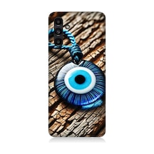 Samsung Galaxy A13 Uyumlu Nazarlıkta Ahşap Koruma Gücü Desenli Silikon Kılıf Çok Renkli