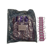 100 Adet 12 Volt 1.2 Watt Dar Açılı Tek Lensli Pembe Led Modül Ip65 1 Paket