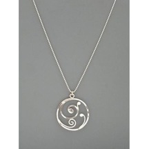 Gümüş Dalga Kolye 487345392