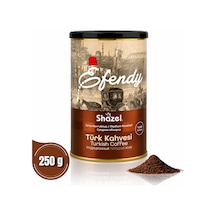 Efendy Türk Kahvesi Silindir Teneke Kutu 250gr Geleneksel Orta Kavrulmuş Diğer