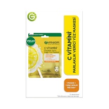 4 Adet Garnier Kağıt Maske Vitamin C Serum