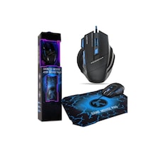 Abatech Oyuncu Rgb'li Mouse + Mouse Pad Seti Mavi X7 Abatech Oyuncu Rgb'li Mouse + Mouse Pad Seti Mavi X7