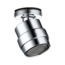 Lebıhmurah Bf1901 360 Derece Döner Musluk Havalandırıcı Su Fıskiyesi Banyo İçin Tasarruf Dokunun Musluk Banyo ve Aks. Dğ. 47719893 Gümüş