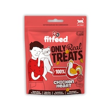 Freeze-dried Çiğ Tavuk Yürek Kedi Ödül Maması 40g