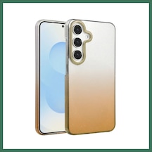 En-cag Samsung Galaxy A55 5g Uyumlu Glossy Kapak - Çöl Titanyum Bss