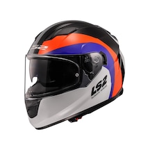Ls2 Stream Evo Loop Full Face Motosiklet Kaskı Mat Gri - Mavi