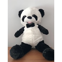 Sevimli Panda Peluş Oyuncak Dev Boy 75 Cm Hediyelik Uyku Arkadaşı Beyaz