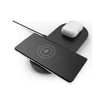 Kablosuz 10 W Çiftli Şarj Cihazı, İphone 15, 14, 13, 12, Se, 11, Xs, Xr, X, 8, Airpods Pro, Samsung Galaxy S20, S20, S20 Ultra, Google Pixel 4, 4xl Uyumlu, Siyah, Wız002vfbk Çok Renkli