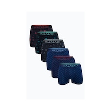 Malabadi Erkek Desenli 6 Lı Premium Collection Modal Boxer 6m252 Renkli