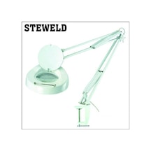 Steweld 8064-1cp 5d Floresanl Işıklı Masa Mengeneli Büyüteç