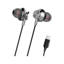 H341 Type-c Stereo Kulak İçi Kablolu Kulaklık Siyah