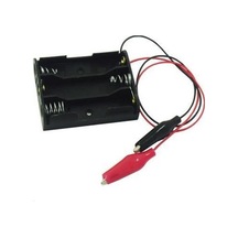 3'lü Aa Pil Yuvası Krokodil Kablolu