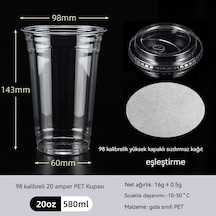 98-20oz 600ml Tek Kullanımlık Soğuk İçecek Bardağı-1