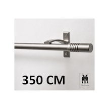 İnox Füme Alüminyum Tek Kanallı Rustik - Dekoratif Rustik İnox350cm - 891566114 İnox350cm