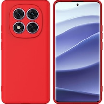 Redmi Note 14 Pro 5G Uyumlu Silikon Kılıf - Pastel Renk Tonu Esnek Tam Koruma Kapak  -Kırmızı
