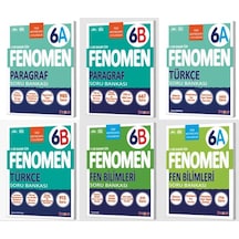 Fenomen Okul 2026 6. Sınıf Paragraf + Türkçe + Fen A + B Serisi Soru Seti 6 Kitap Güncel Müfredat