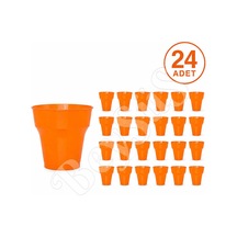 Parti Plastik Bardak 24lü Turuncu