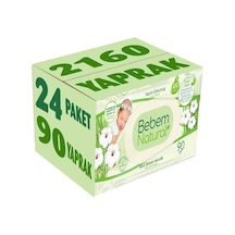 Bebem Natural Islak Mendili Narin Dokunuş / Yenidoğan 90 Yaprak 24'lü Set