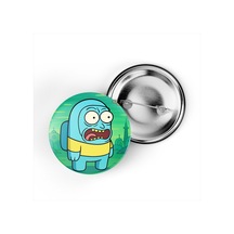 Among Us Crewmate - 44 Mm İğneli Çanta Rozeti - 5 Adet Diğer