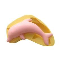 Yunus Şeklinde Silikon Pasta Ve Seker Hamuru Kalibi 9x4,5x2 Cm Yeşil