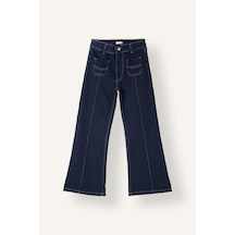 Defacto Flare Fit Ön Dikişli Cepli Jean Pantolon Kız Çocuk I3364a826wnnm34 Mavi-nm34