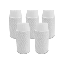 Kafem Muffin Kek Kapsülü Beyaz Büyük Boy 50li X 5 Paket - K28 Beyaz