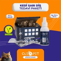 Cleapet Kedi Diş Beyazlatma Paketi 2'li