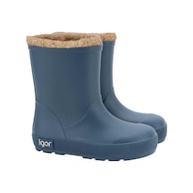 İgor Igor W10306-213 Yogi Borreguito Unisex Çocuk Yağmur Çizmesi Petrol