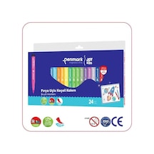 Penmark Süper Yikanabilir Brush Uçlu Keçeli Kalem 24&apos Lü