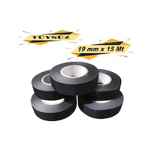 Tüysüz Bez Bant Elektrik Kablo Bandı 19 Mm X 15 Metre 5 Adet Diğer