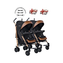 Baby Home 107 Ayrılıp Birleşebilen Baston İkiz Bebek Arabası