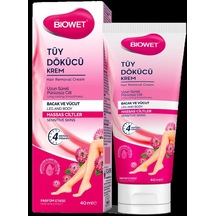 Biowet Hassas Ciltler İçin Tüy Dökücü Krem 40 ML