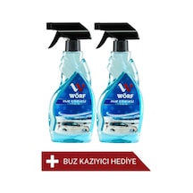 Wörf Buz Çözücü Sprey 500 ML Eko Seri 2 li + Pratik Buz Kazıyıcı