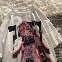 Adrift Y2k Unisex Harajuka Anime Retro Kawai Kuromi T-shirt Kod Rertr Tarzsokak 6652 Siyah