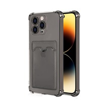 Ayrex 15 Pro Için Card Slot Kılıf Füme 15 Pro İle Uyumlu Kılıf - Füme Diğer