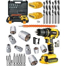 Mager MGR1058DRB Germany Thechnology Darbeli Çift Akülü 24 Parça Vidalama Matkap
