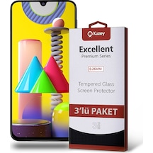 Samsung Uyumlu Galaxy M31 Ekran Koruyucu Cam 3 Adet Ekonomik Paket (552805962) 20 Tl Fark Ile Apple  iPhone Hızlı Şarj Kablosu