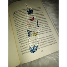 Epoksi Tasarım Kelebekli Kitap Ayracı