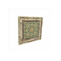 Bizans Deseni Baskılı Taş Tablo 25x25 537