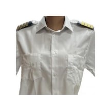 Pilot Gömlek Kısa Kollu Kapaklı Cep Non-ıron Smh Su İtici Kumaş Beyaz
