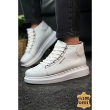 Ch258 Dbt Roma Deri Erkek Bot Beyaz Çok Renkli