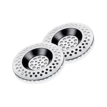 2'li Pratik Lavabo Süzgeci Seti, Metalik, 8 Cm Altın