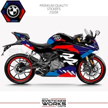 Cfmoto 250sr Kaplama Bmw Hp4 Desen Motor Kaplama Modeli Hazır Kit Siyah