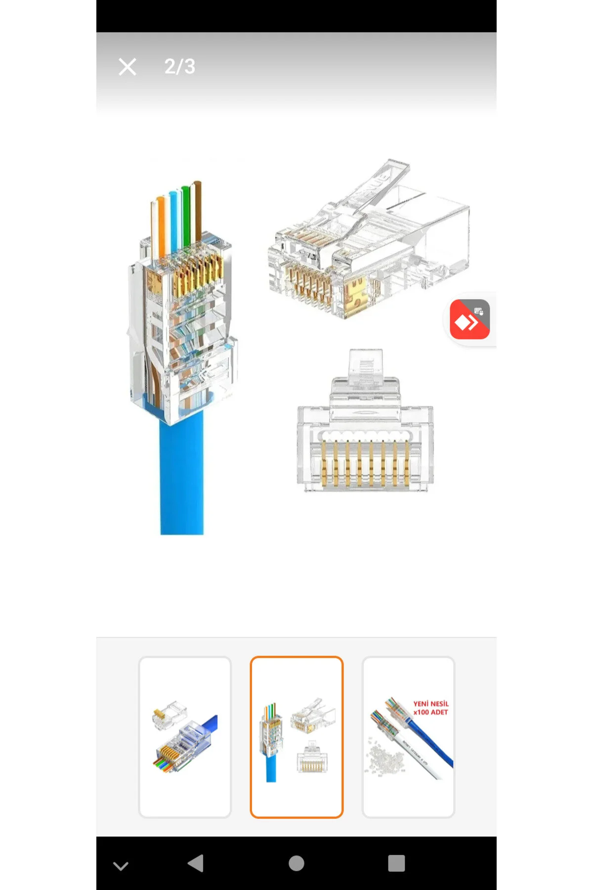 Ztech Yeni Nesil Cat6 Jack