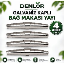 Denlör Galvaniz Kaplı Bağ Makası Yedek Yayı 4 Adet