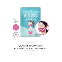 Çene Ve Gıdı Toparlayıcı Bant Sıkılaştırıcı Patch V Solution Patch 1 Adet