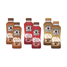 Ice Break Soğuk Kahve 375 Ml 6 Li Karma Mocha - Toffee Nut - Latte Hazır