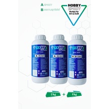 Ultra Şeffaf Hobi Epoksi 3 Kg